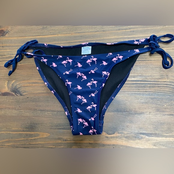 BOTTOM ONLY - Flamingo Beachwear, Flamingo BikiniBottom, Strappy Bikini Bottom - Picture 1 of 5